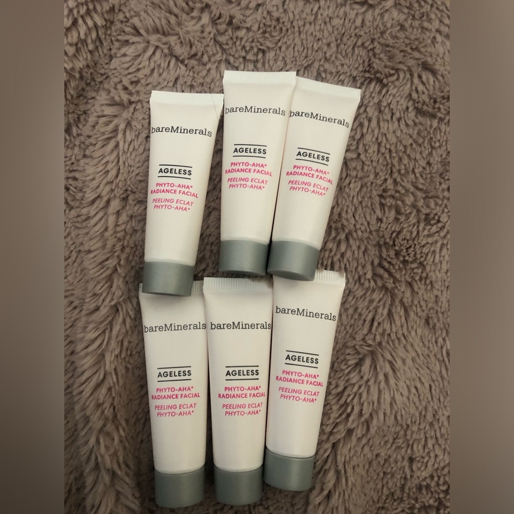 6 x BareMinerals Ageless Phyto-AHA Radiance Facial 10ml